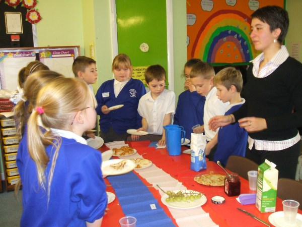 A buffet of French foods made by our language assistant image5