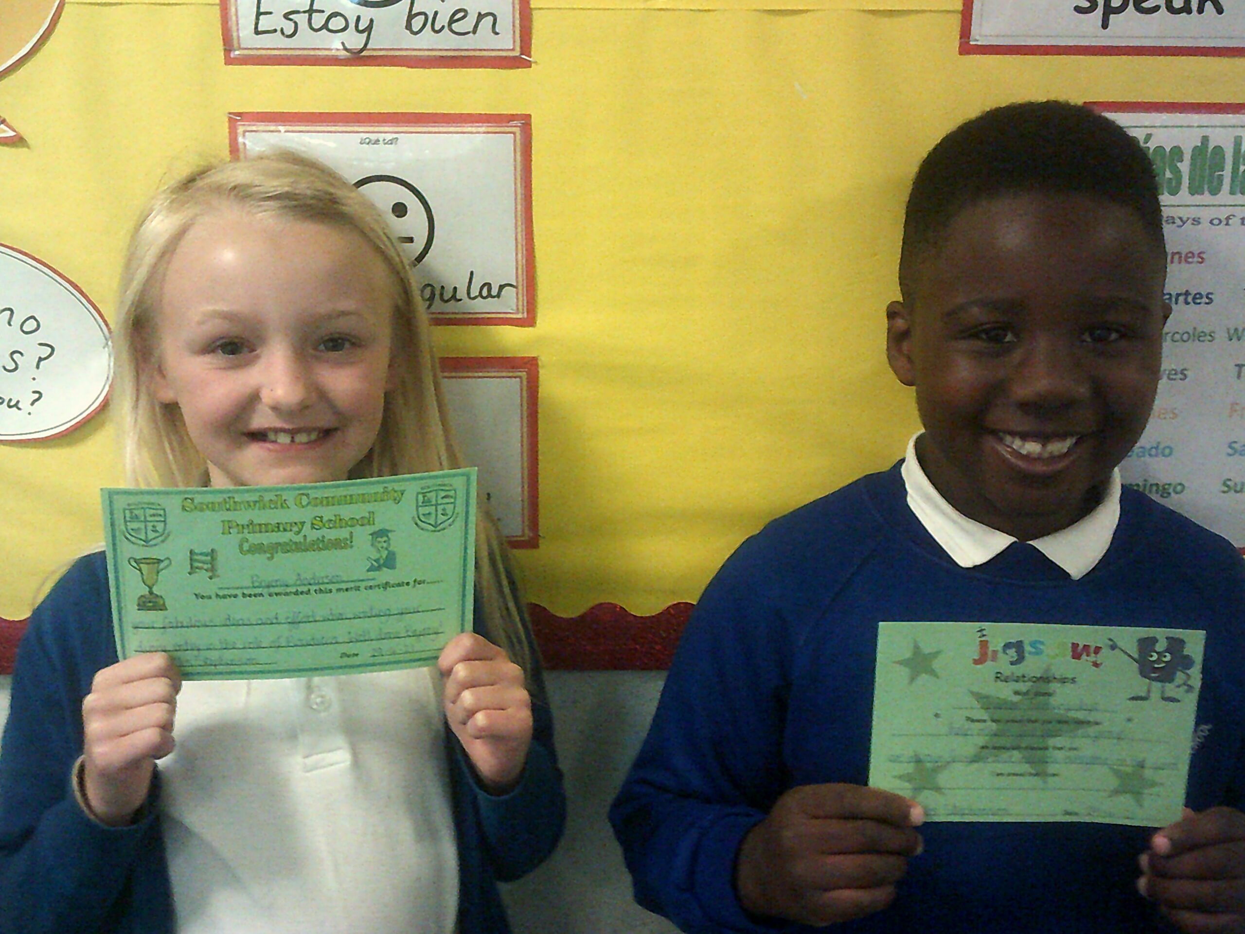 Rewards 29th April 2021 Southwick Community Primary School